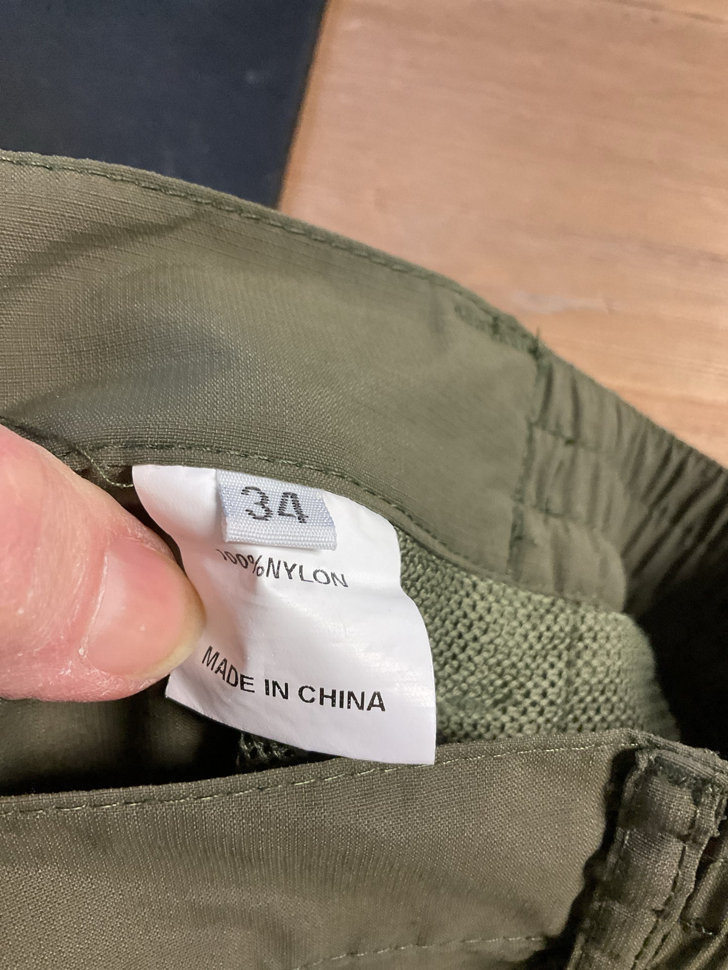 Convertible Pants Men's 34