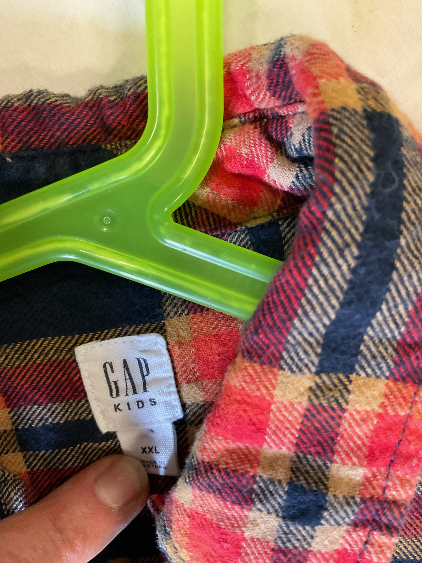 Gap Flannel Shirt Girl's 14-16