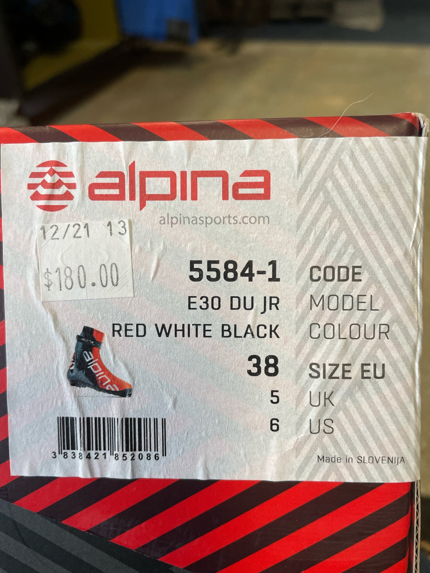 Alpina Cross Country Boots Men's 6/Women's 8