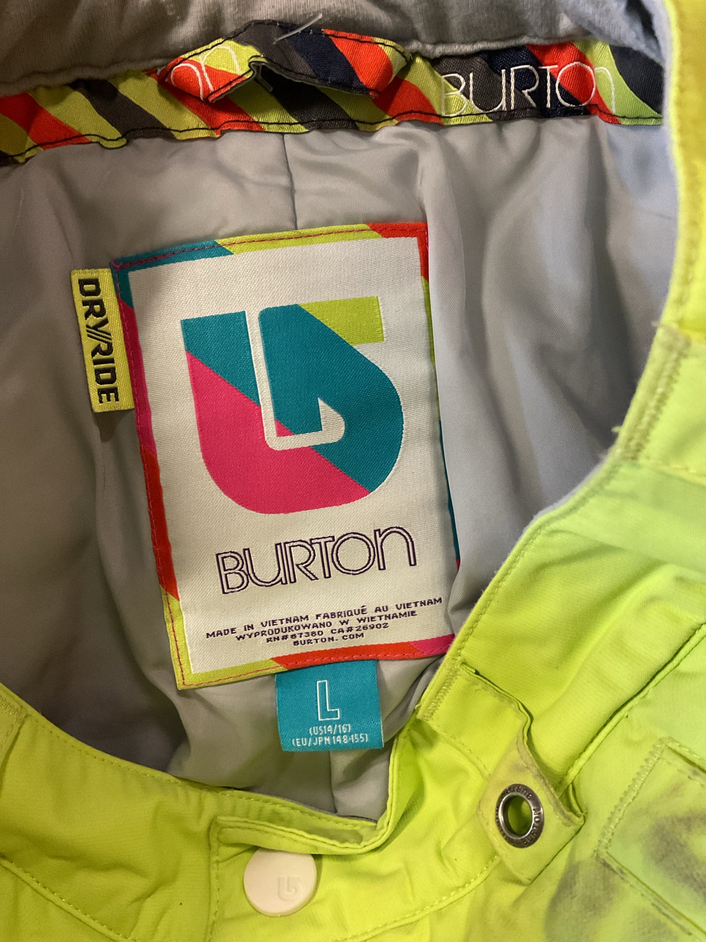 Burton Ski/Snowboard Pants Girl's L