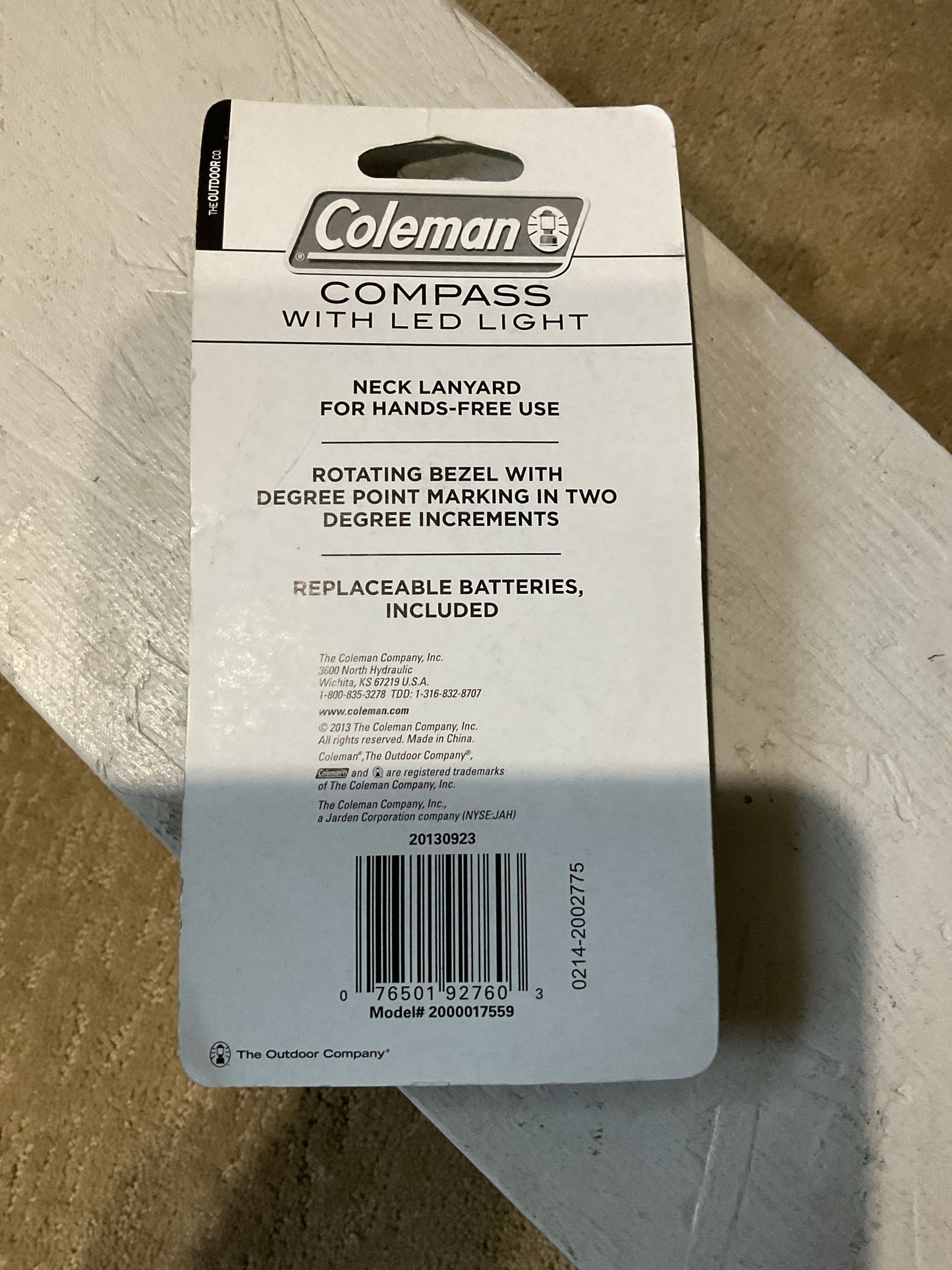 Coleman Compass with LED Light