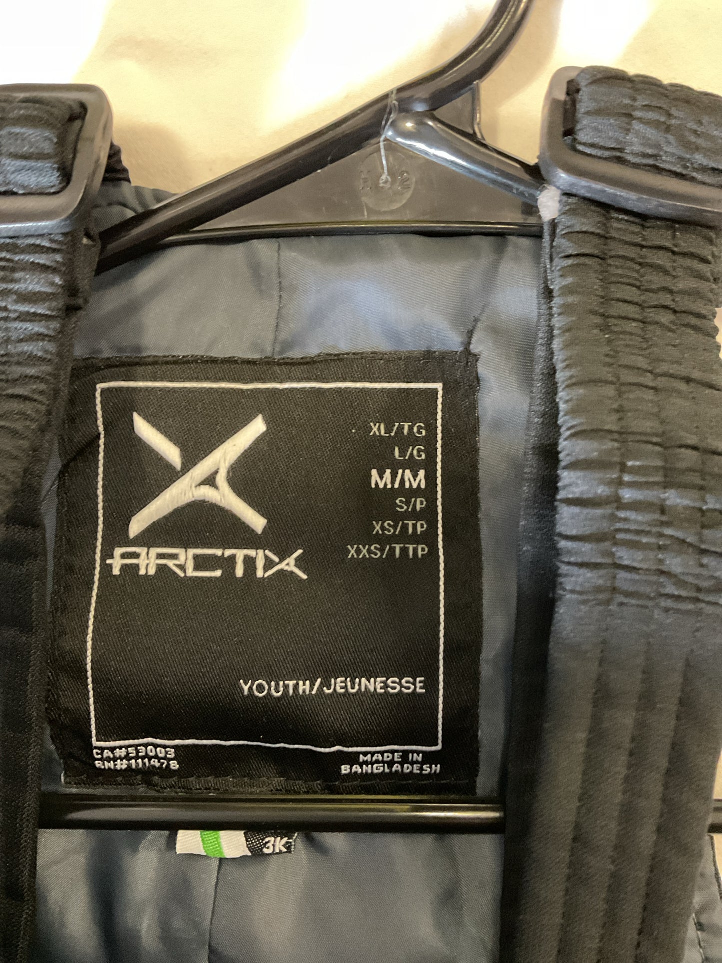 Arctix Snow Bibs Big Kid's M