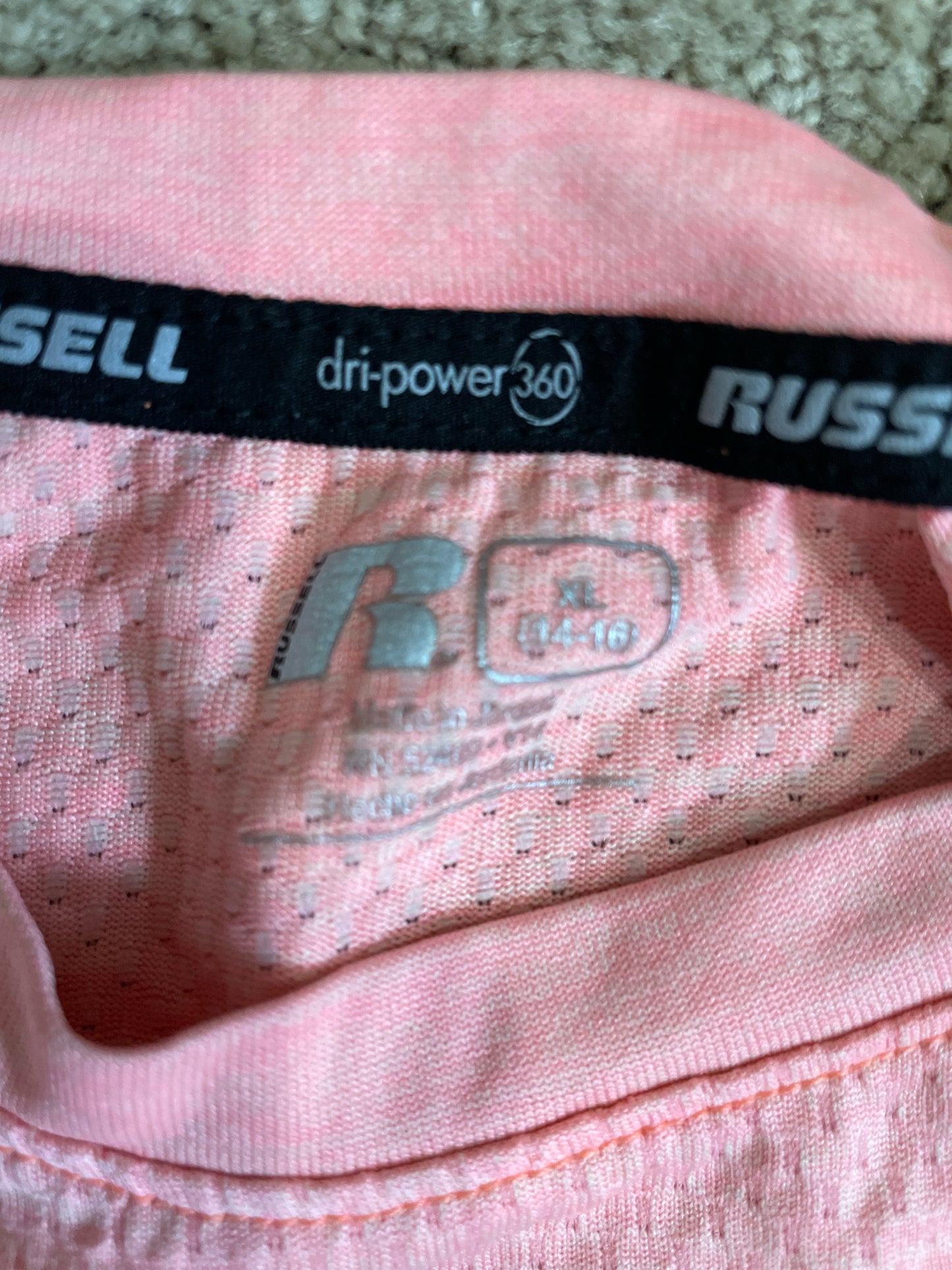 Russell Sleveless Tech Top Girl's 16