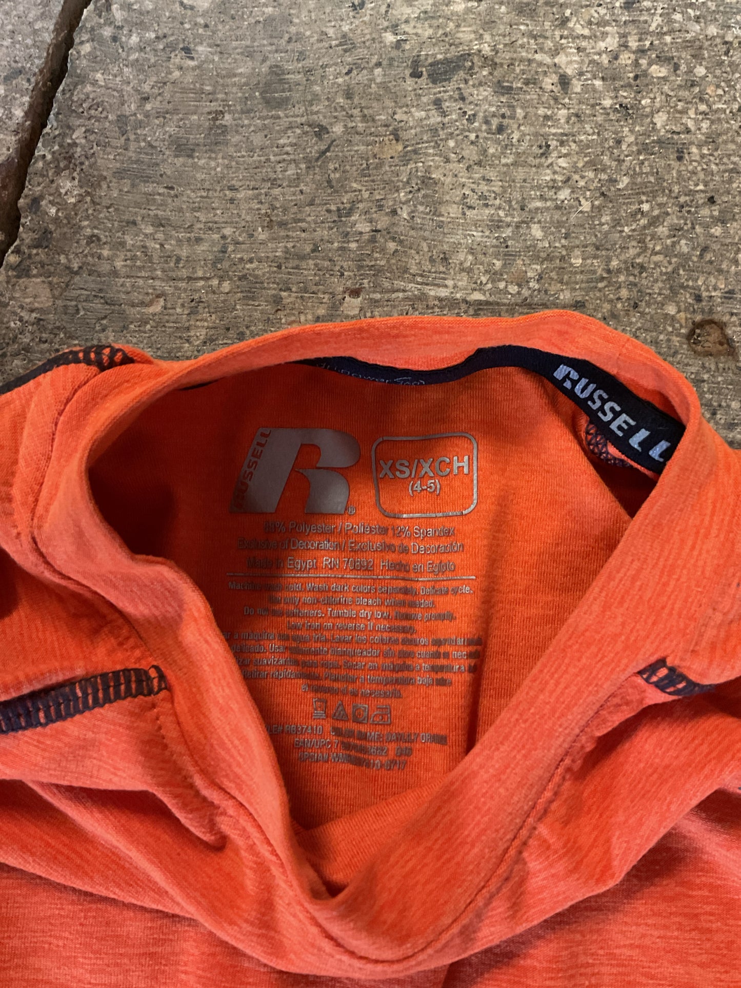 Russell Long Sleeve Shirt Boys 4/5