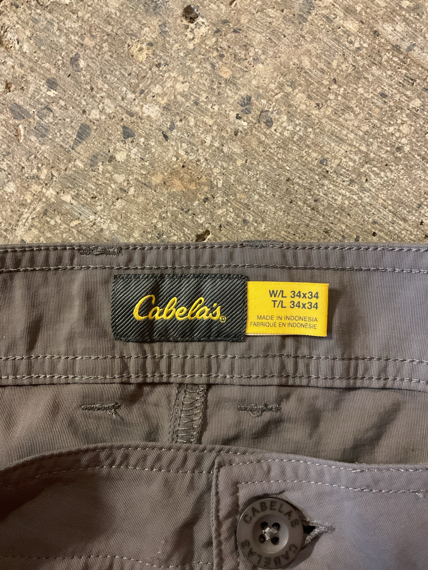 Cabela's Convertible Hiking Pants Men's 34