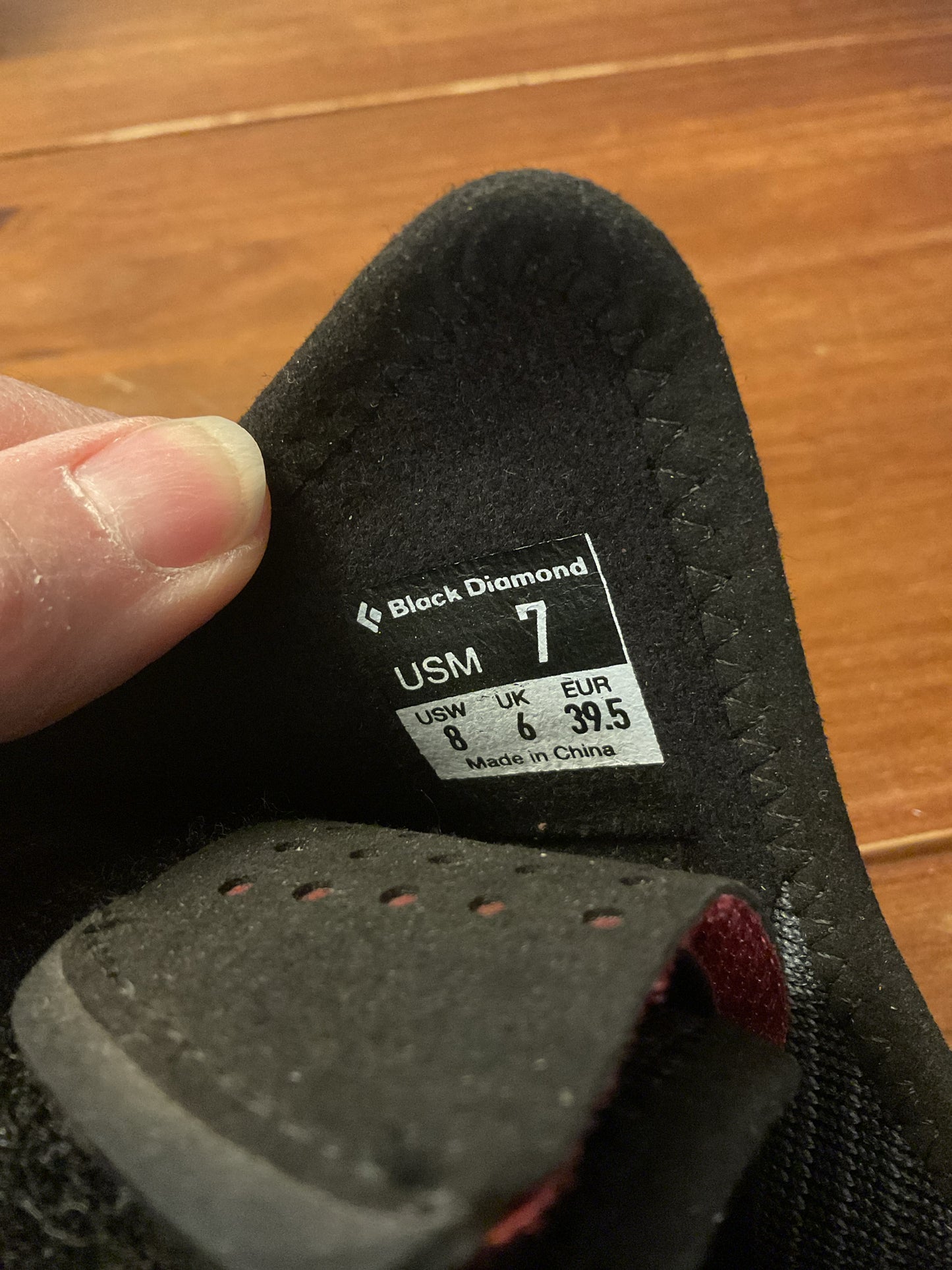 Black Diamond Zone Climbing Shoes Men's 7 / Women's 8