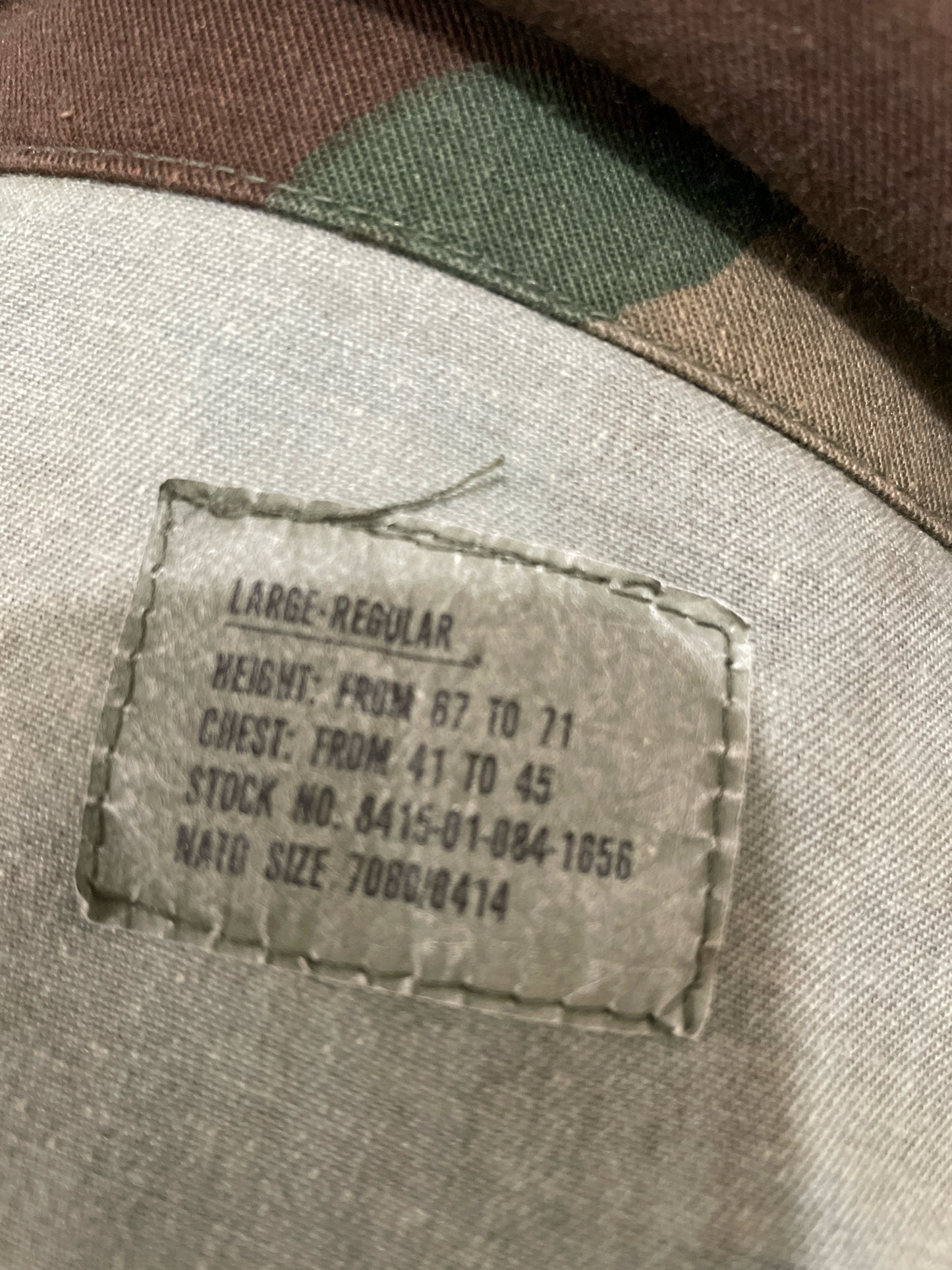 Army Issued Long Sleeved Shirt Men's L