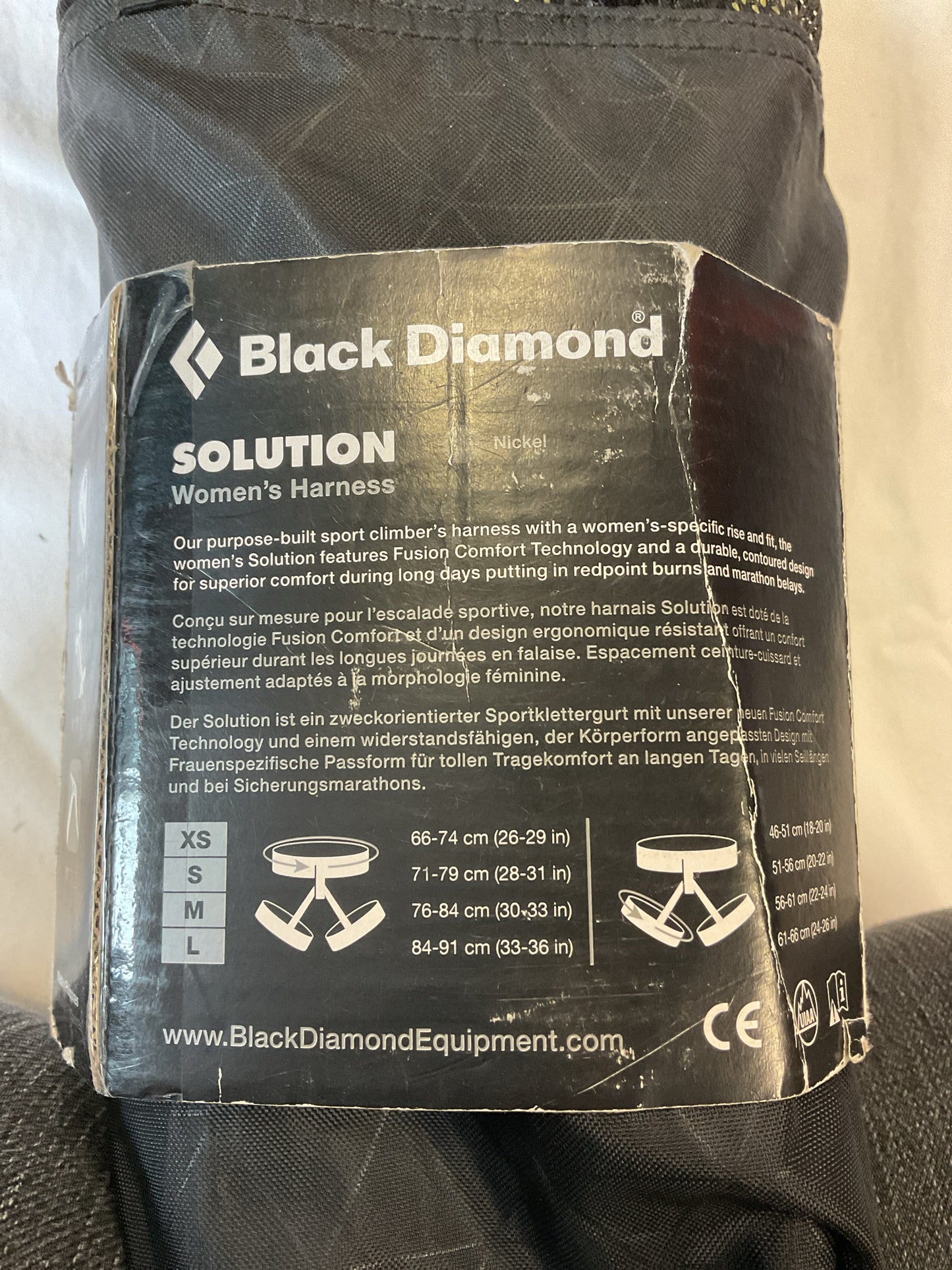 Black Diamond Solution Harness Women's L