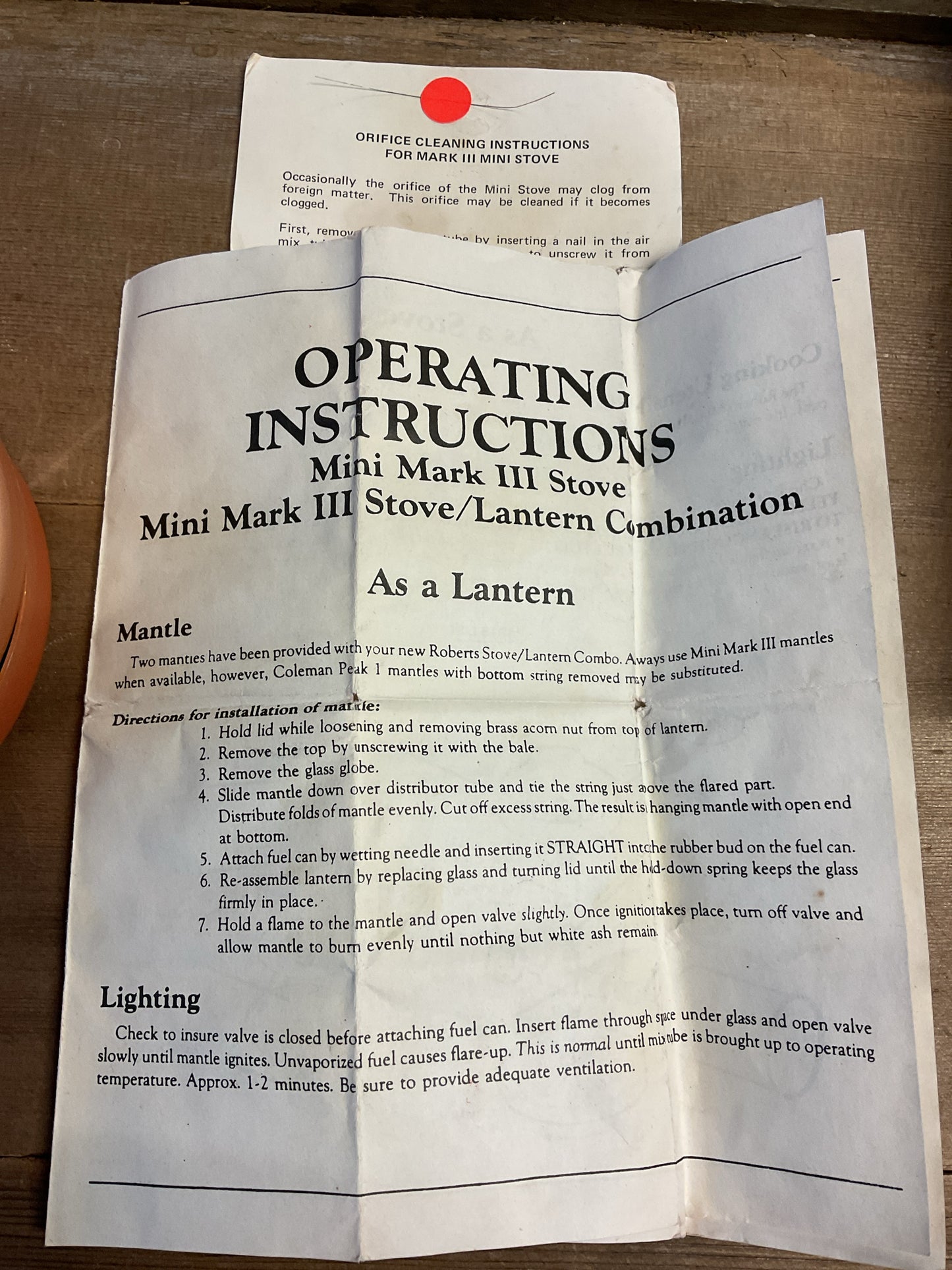 Hank Roberts Mini Mark III Backpacking Stove