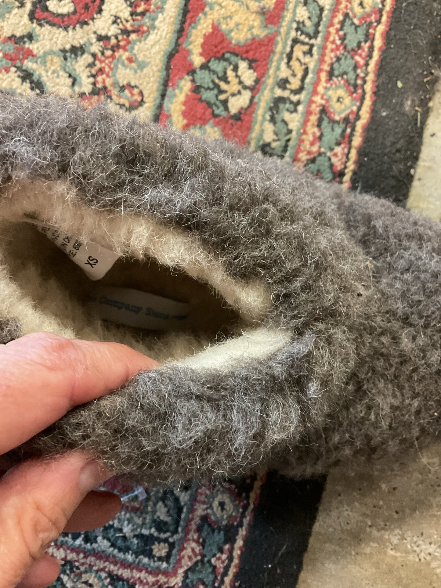 The Company Store Wool Camp Slippers Women's XS