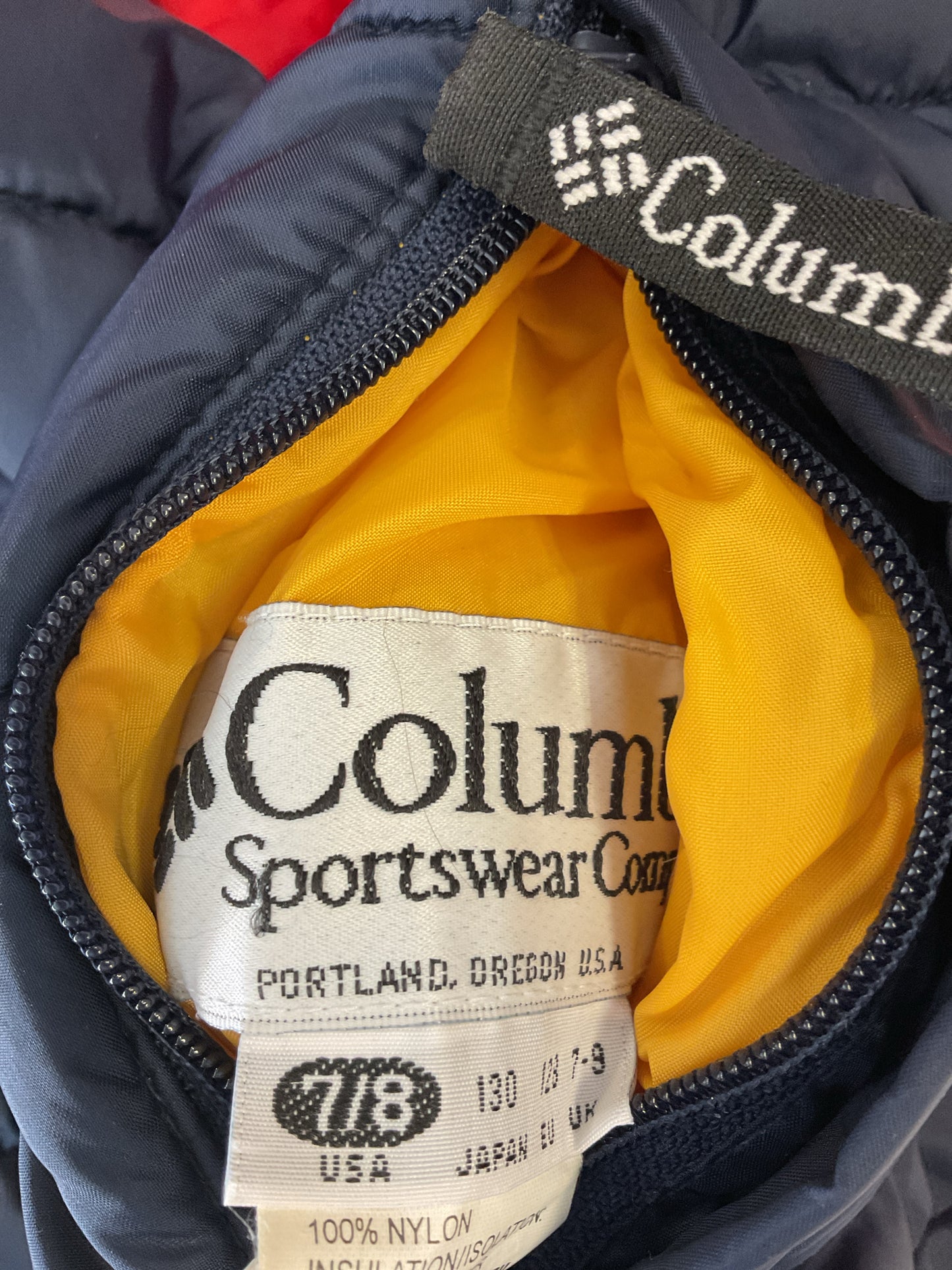 Columbia Reversible Insulated Jacket Boy's 7-8