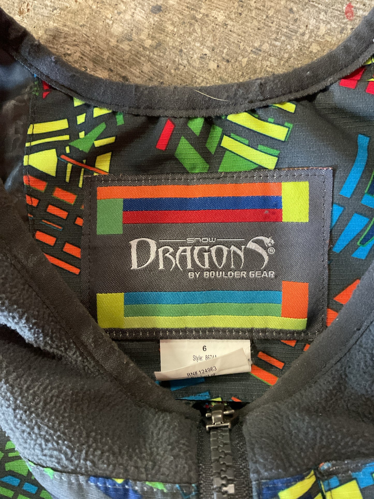 Snow Dragons Snowsuit Kid's 6