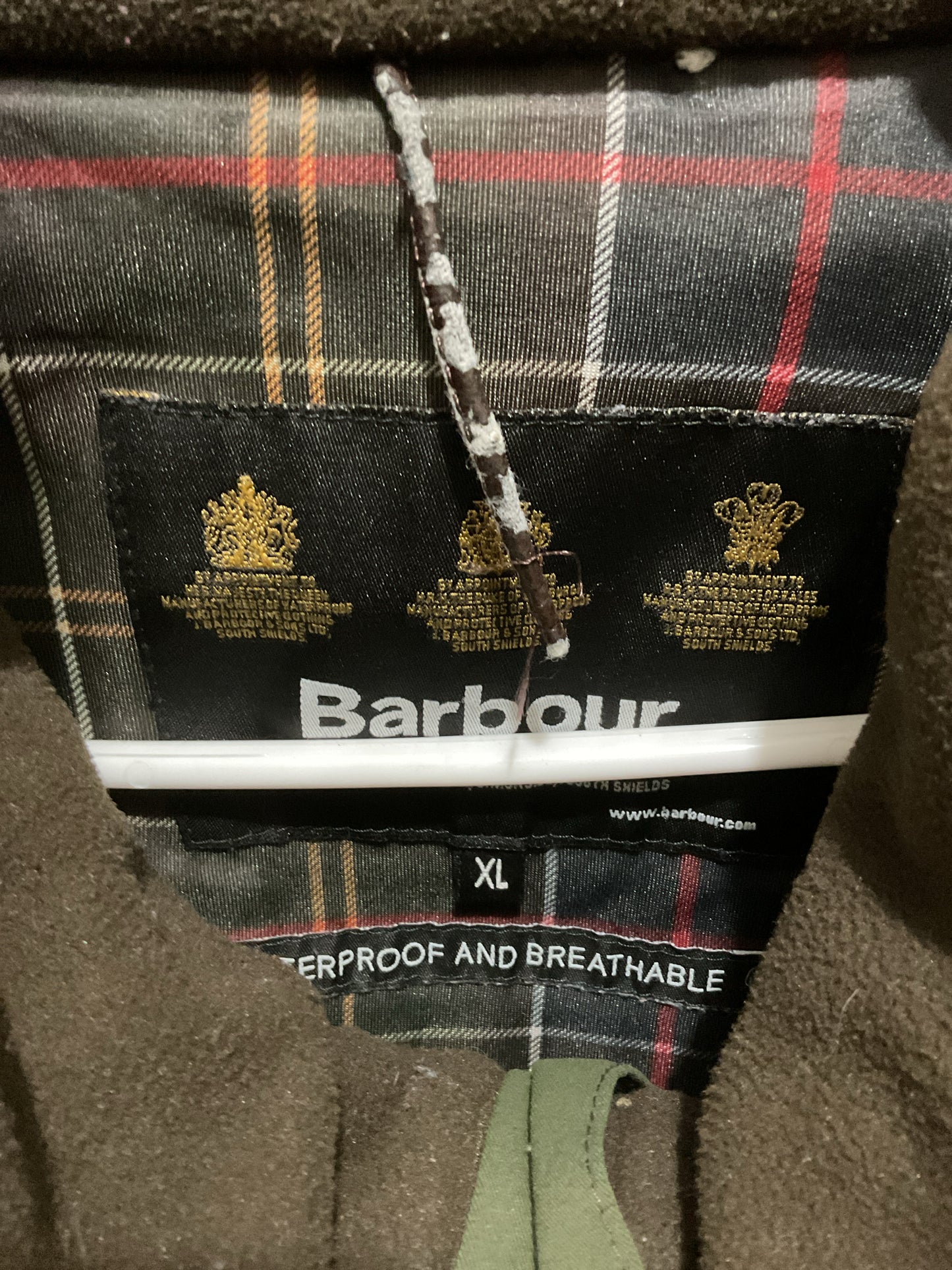 Barbour Coat Men's XL