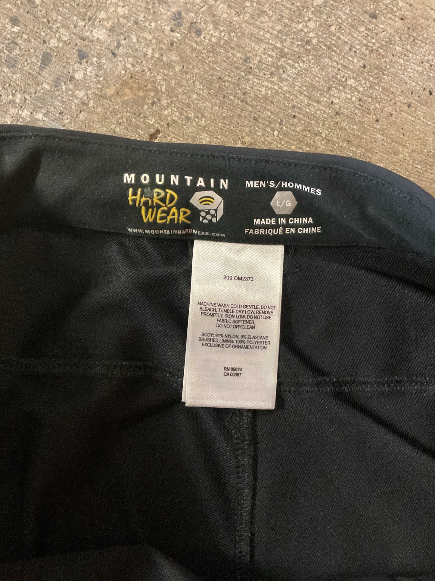 Mountain Hardwear Hiking Pants Men's L