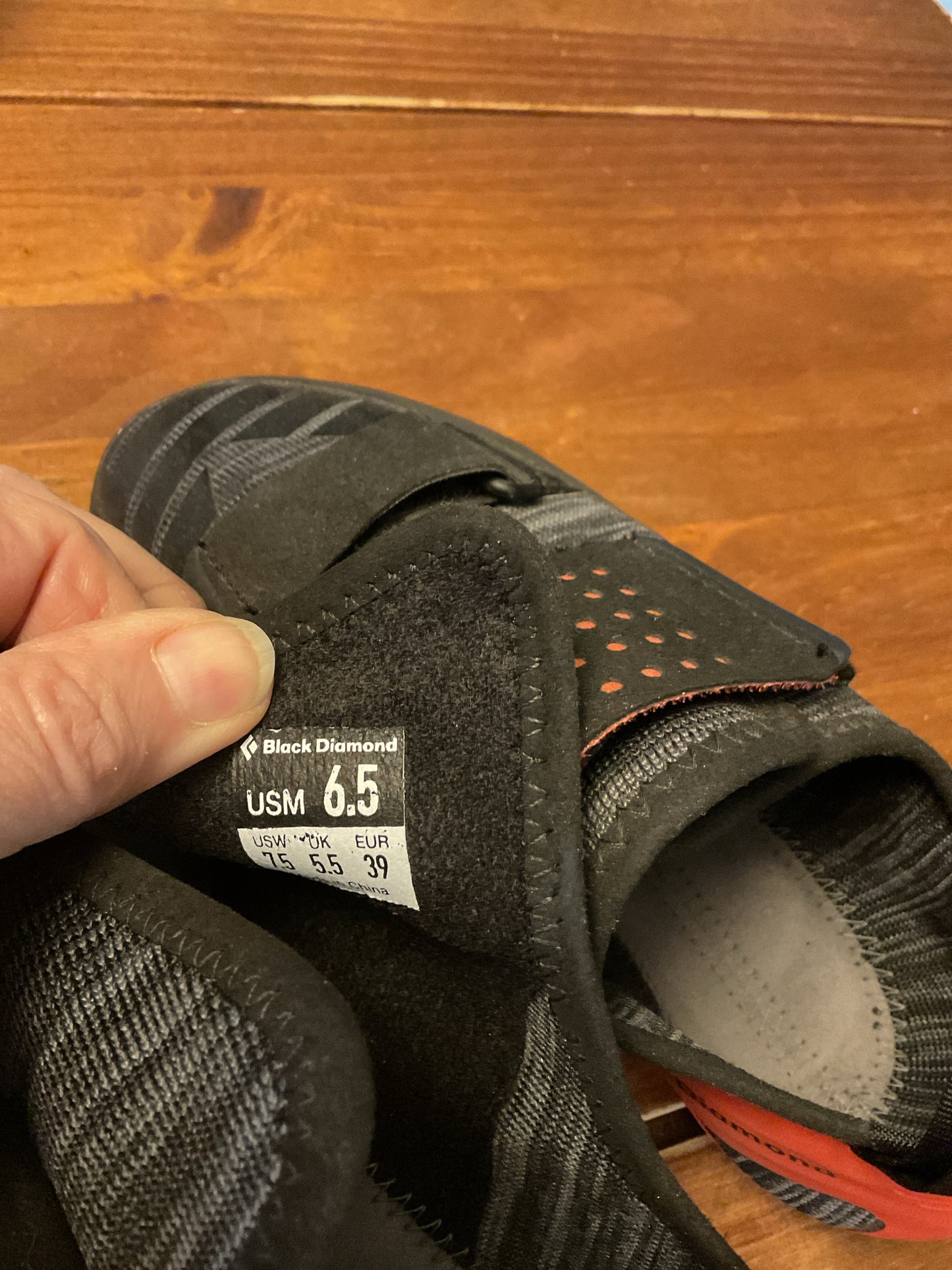 Black Diamond Zone Climbing Shoes Men's 6.5 / Women's 7.5