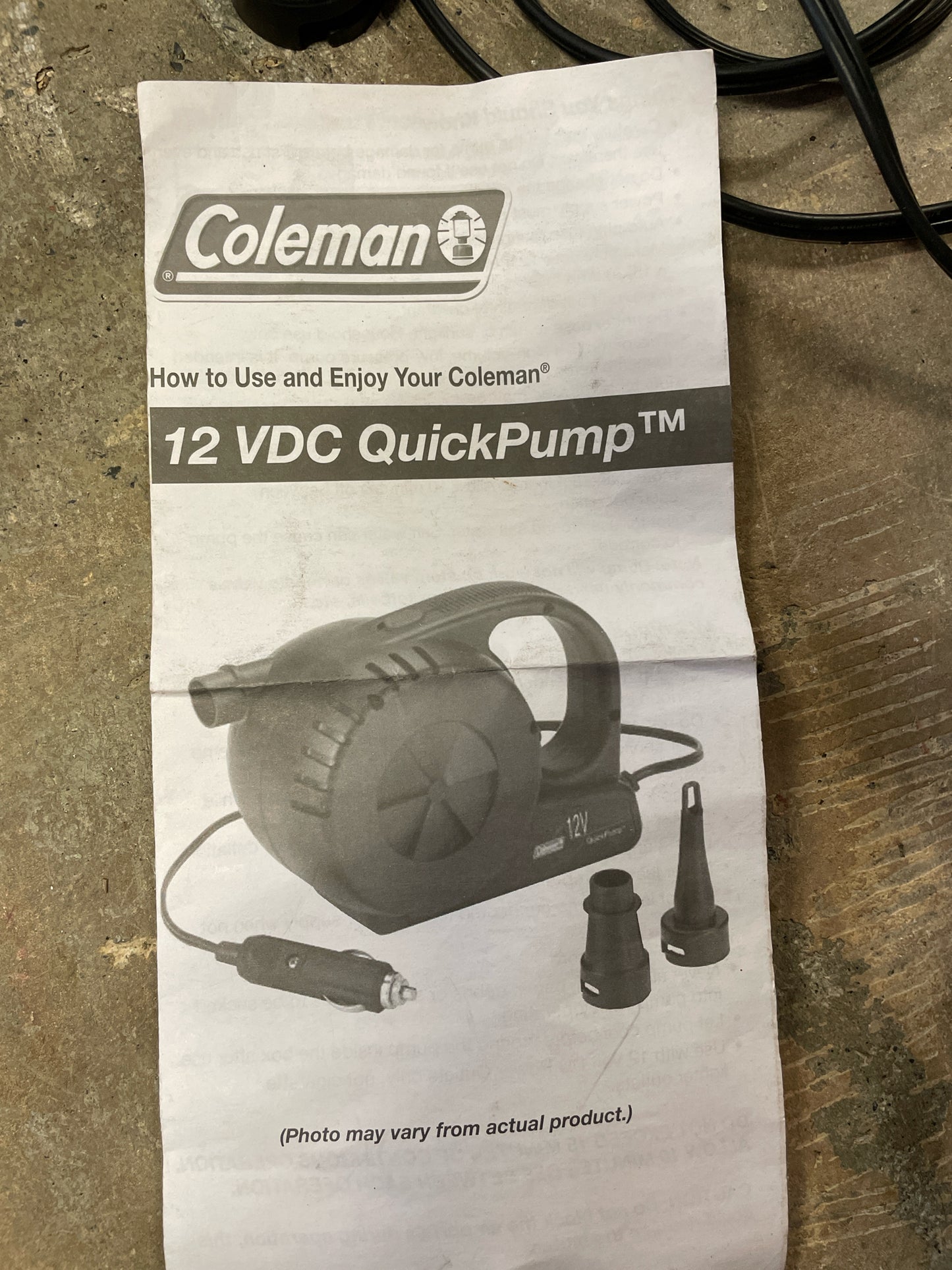 Coleman 12 Volt Quick Pump
