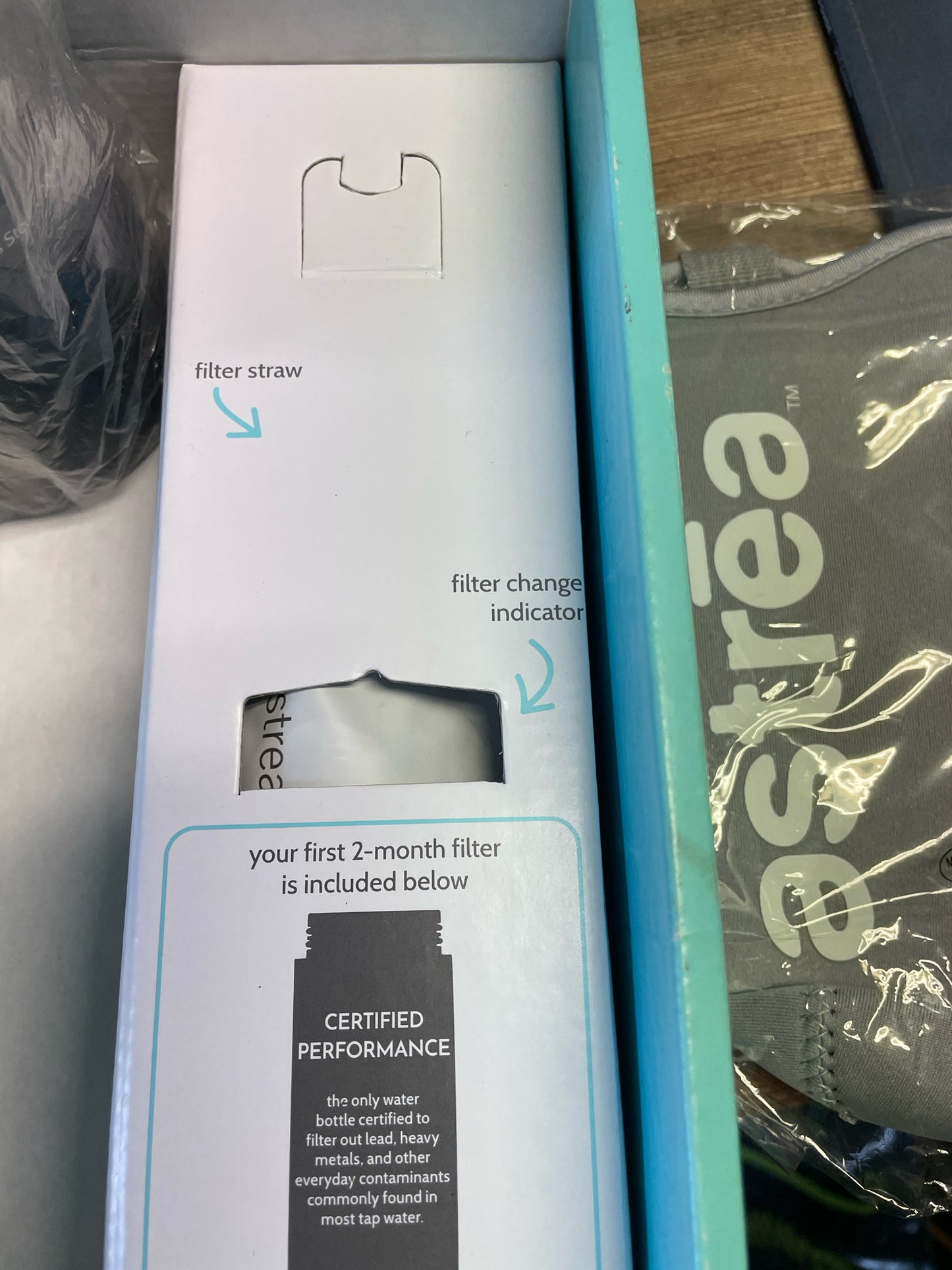 Astrea One Filtering Water Bottle