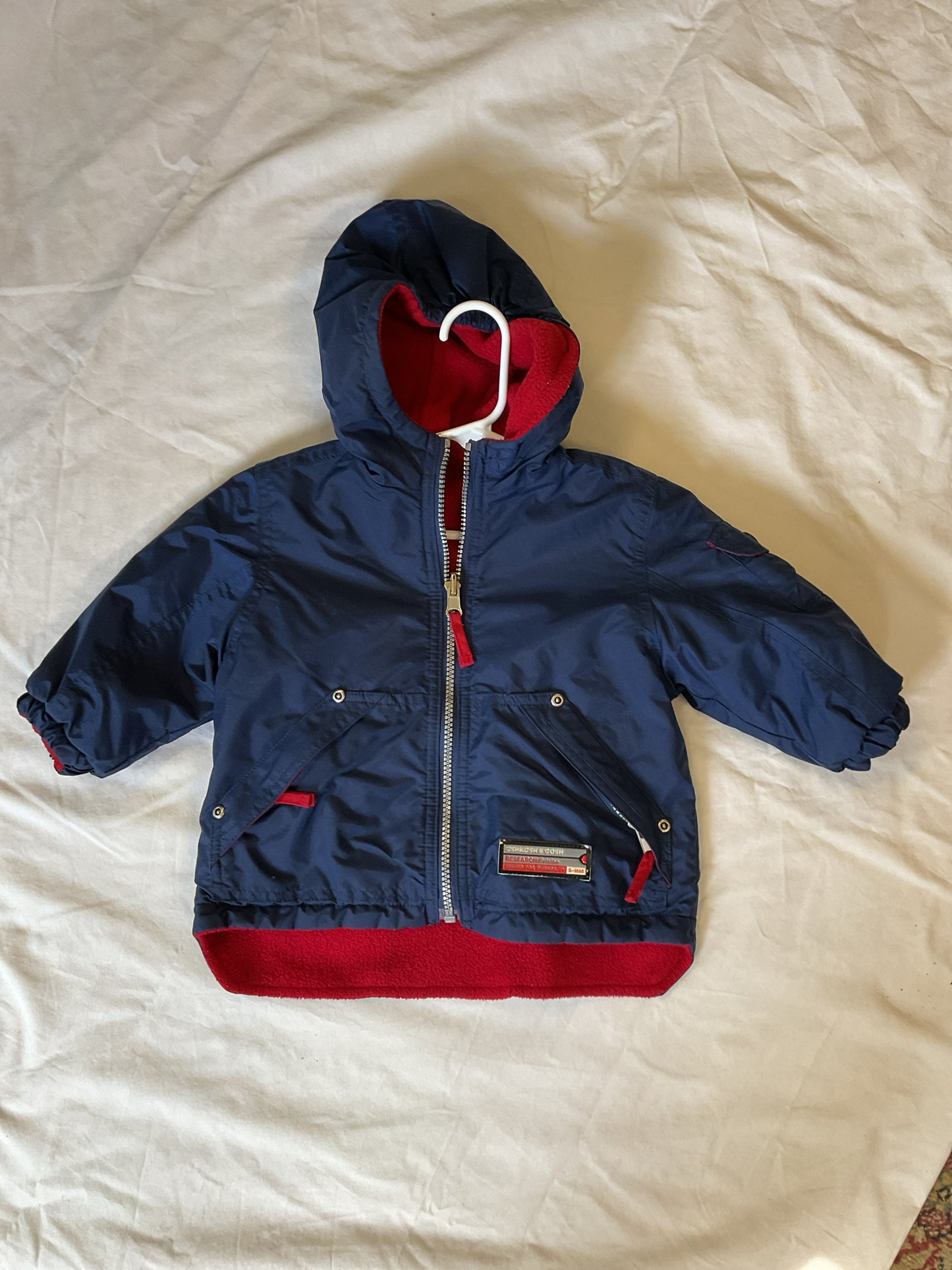 Osh Kosh Reversible Rain Jacket Toddler's 18 Months