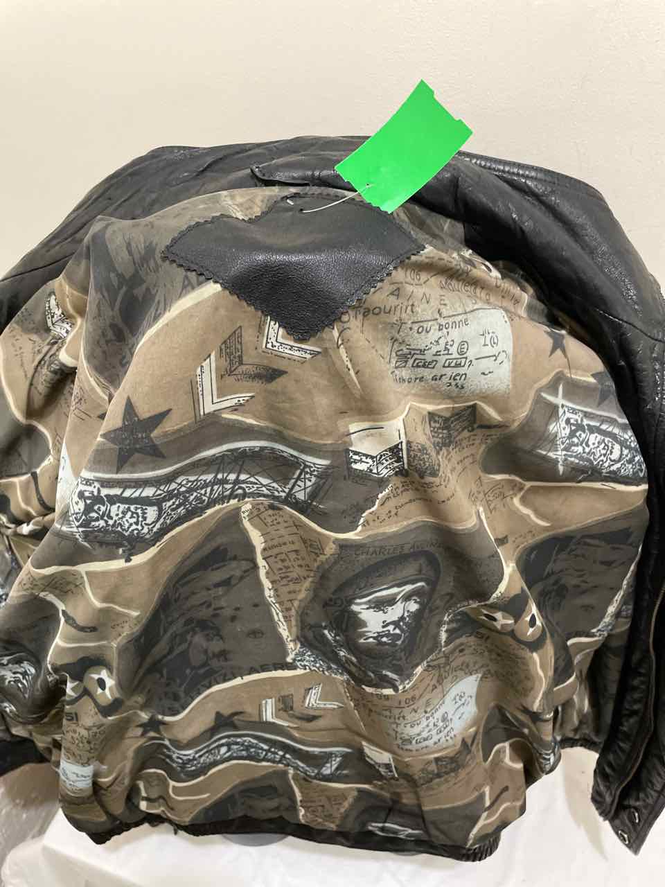 Leather Motorcycle Jacket Men's XXL