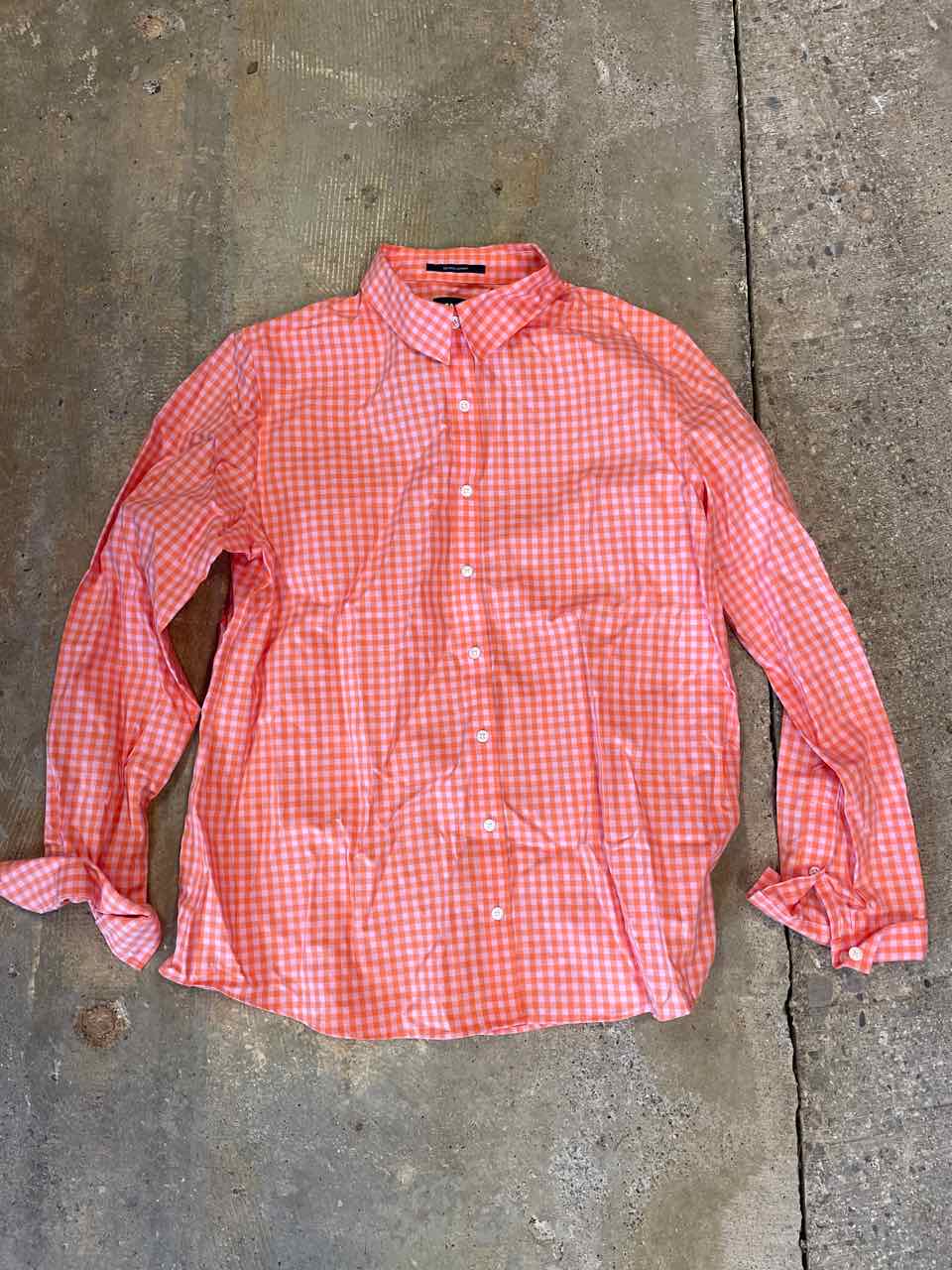 Lands End Button Up Shirt Women's 10