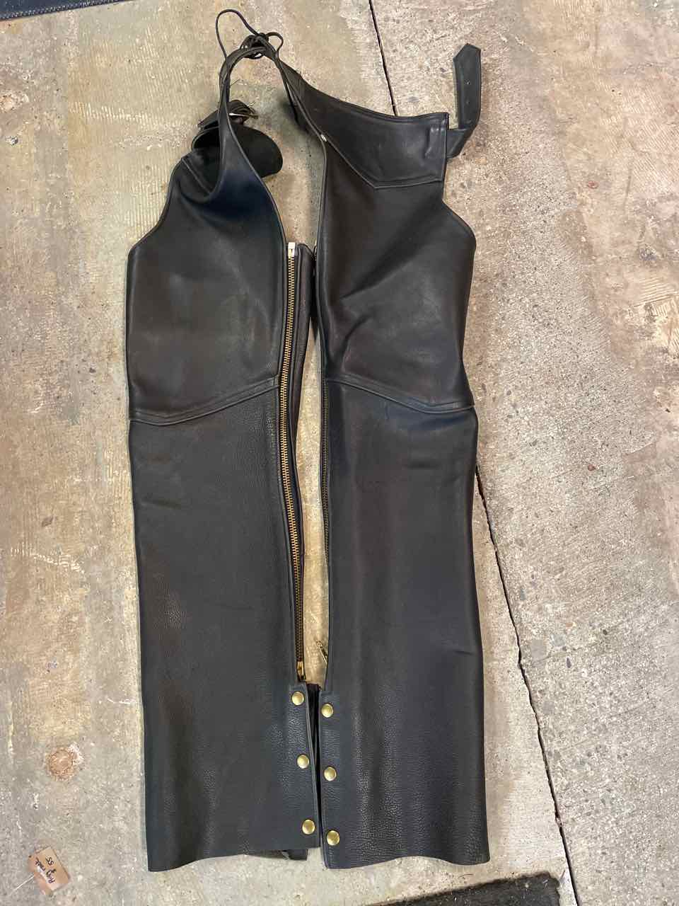 Leather Motorcycle  Chaps Women's S