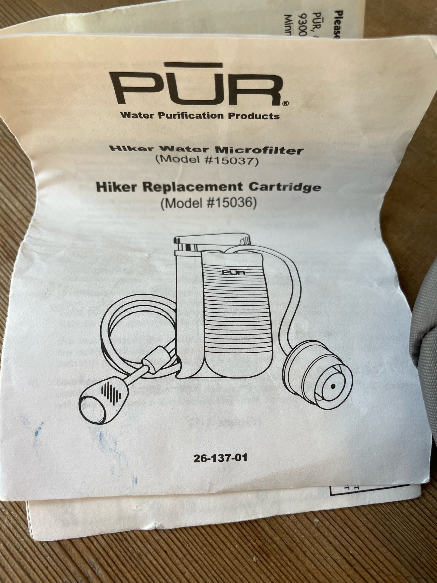 PUR Hiker Water Filter