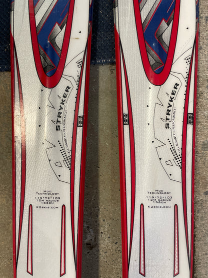 K2 Stryker All Mountain Skis 156cm