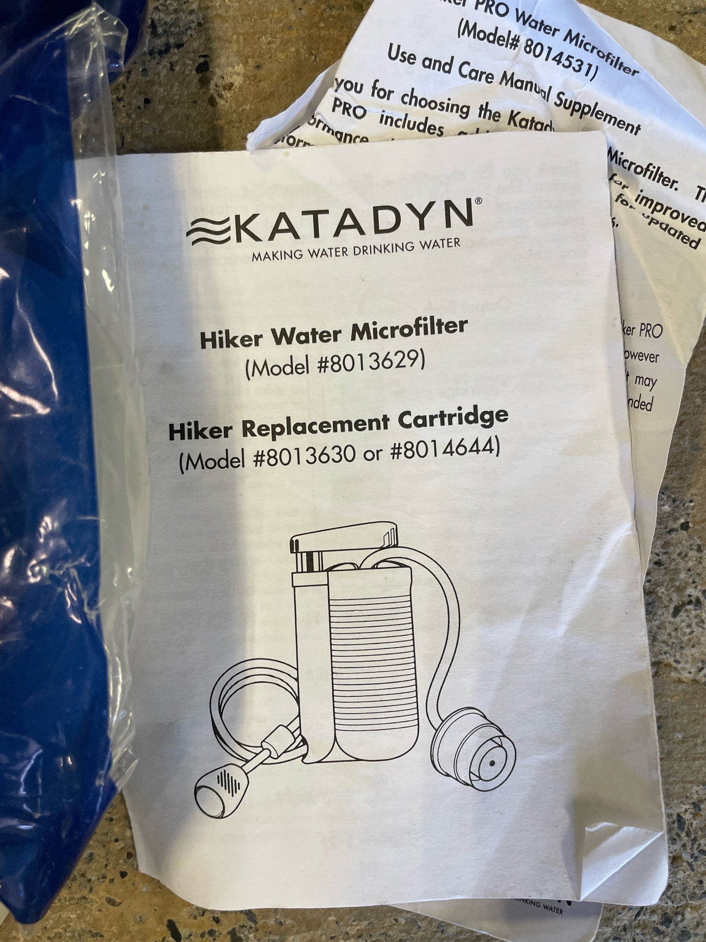 Katadyn Hiker Water Filter