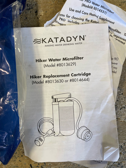 Katadyn Hiker Water Filter