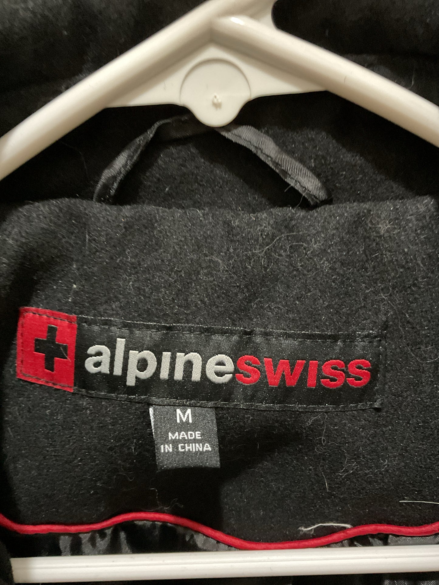 Alpine Swiss Wool Coat Men's M