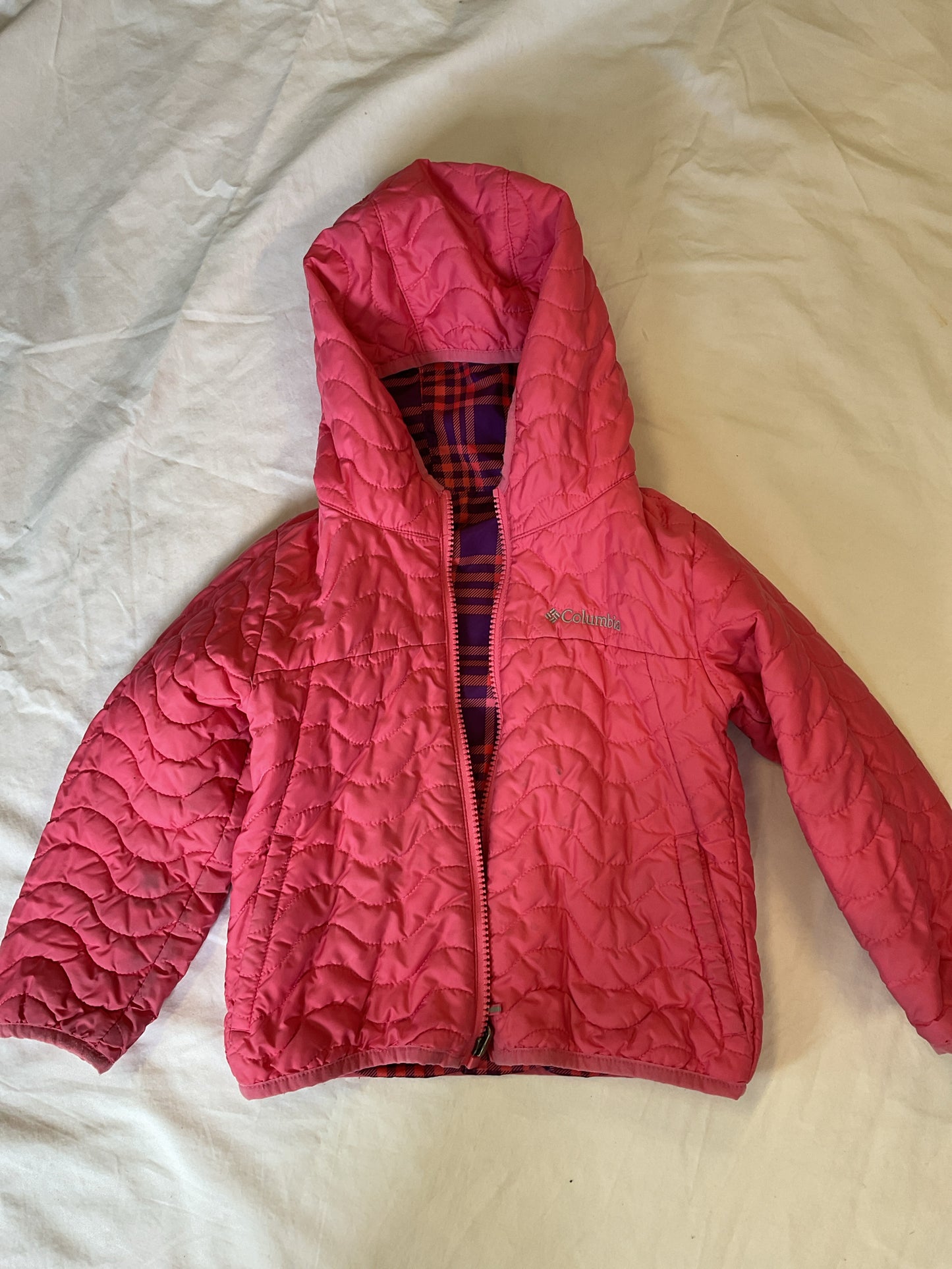 Columbia Reversible Insulated Jacket Girl's 4T