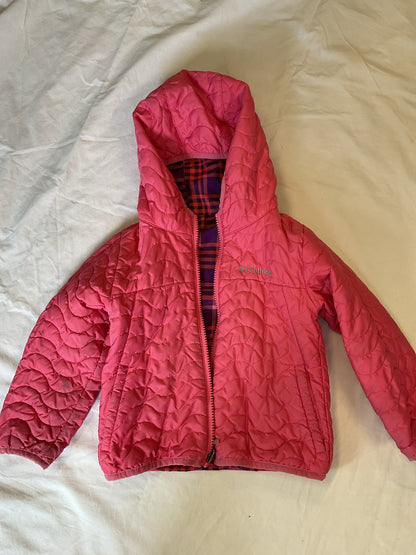 Columbia Reversible Insulated Jacket Girl's 4T