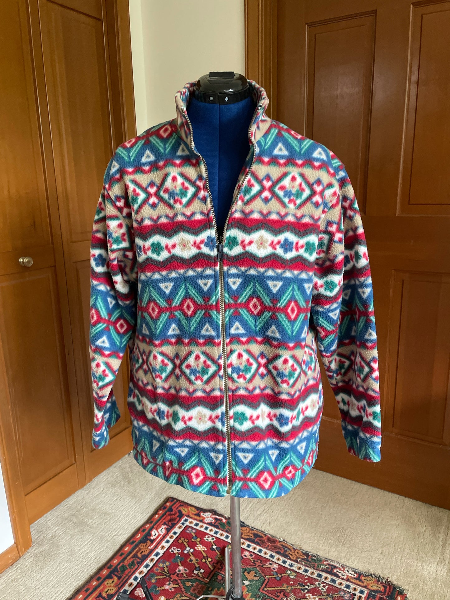 Alfred Dunner Fleece Jacket Men's M