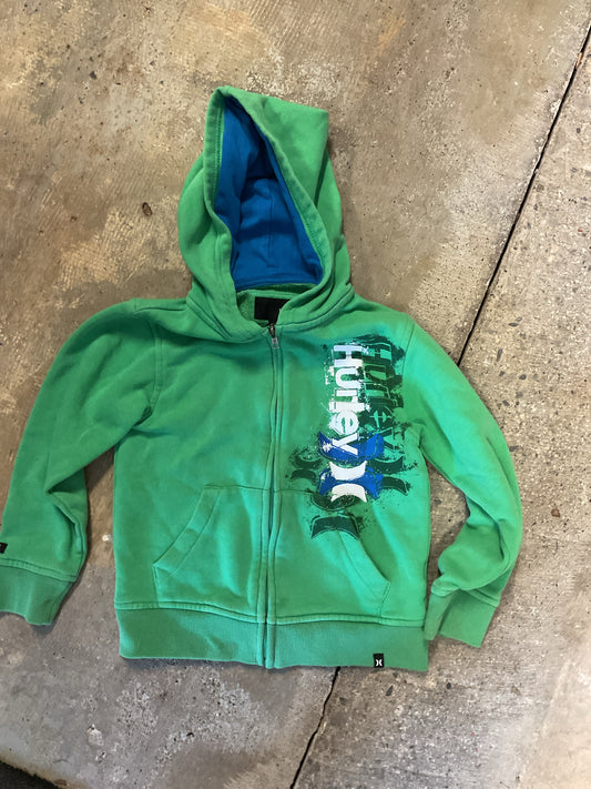 Hurley Full Zip Jacket Boy's 4