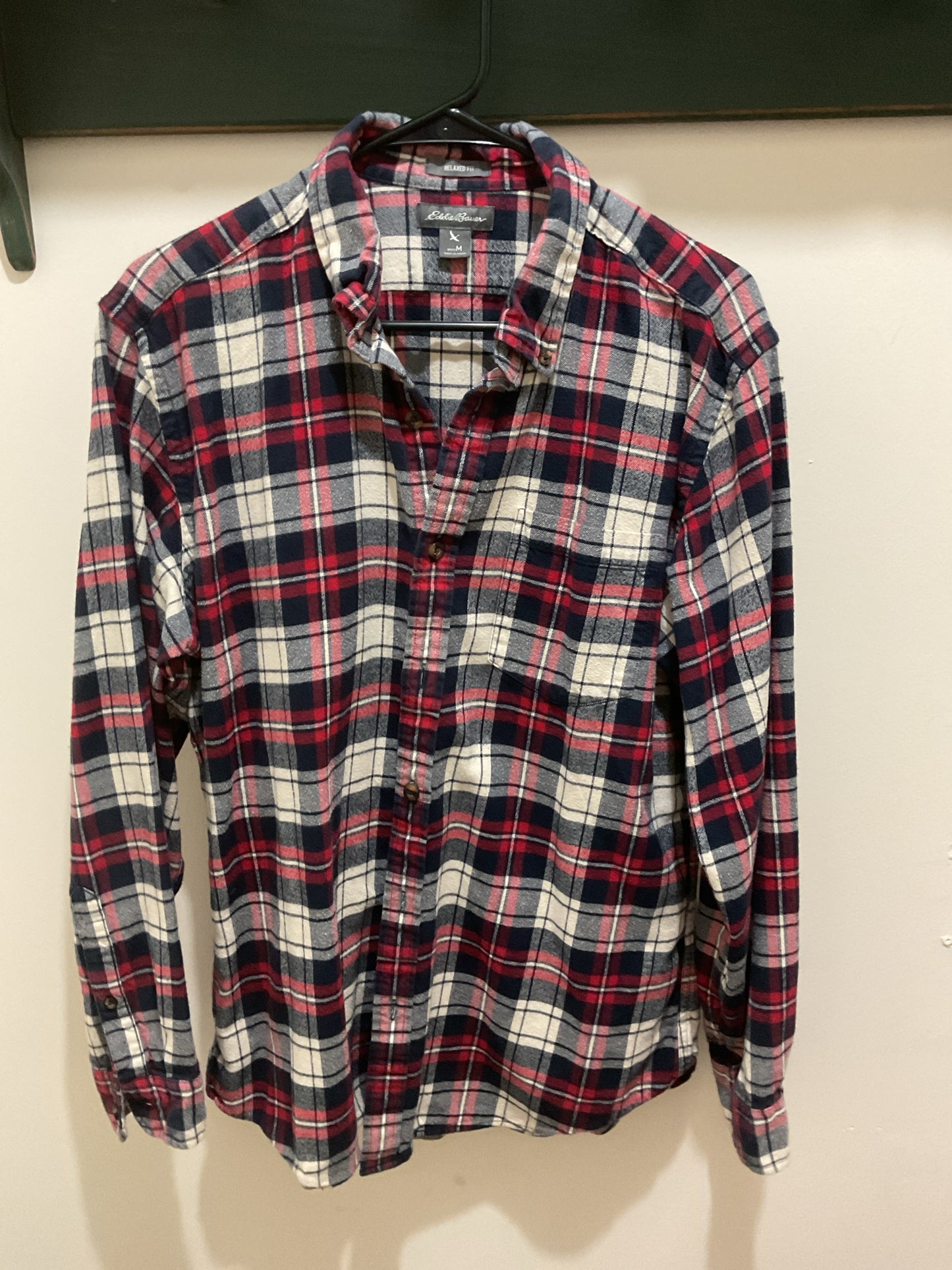 Eddie Bauer Flannel Shirt Men's M