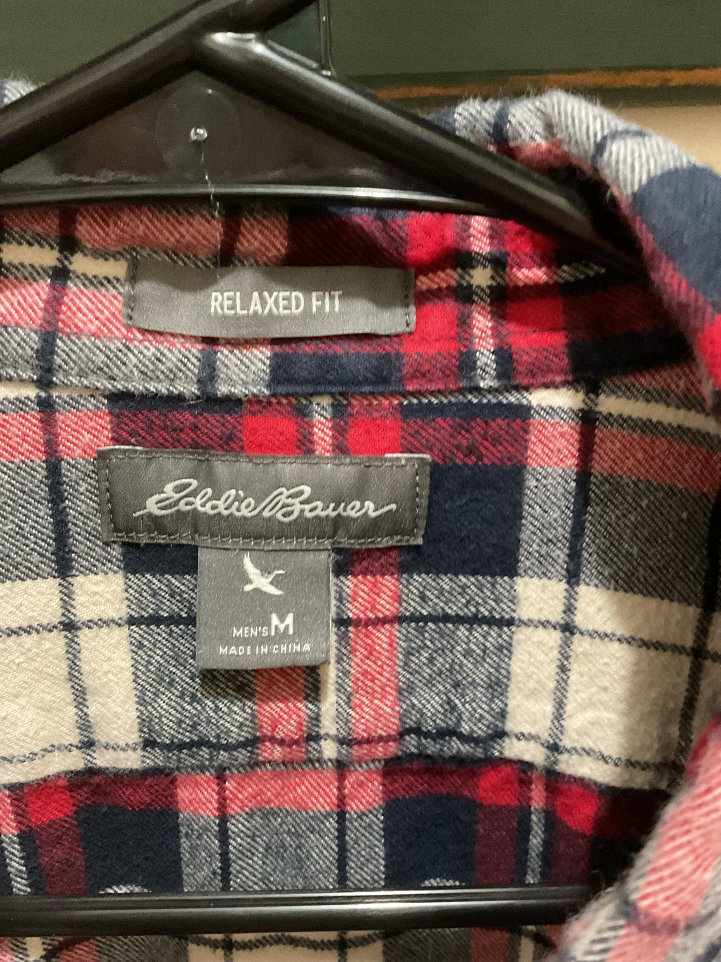 Eddie Bauer Flannel Shirt Men's M