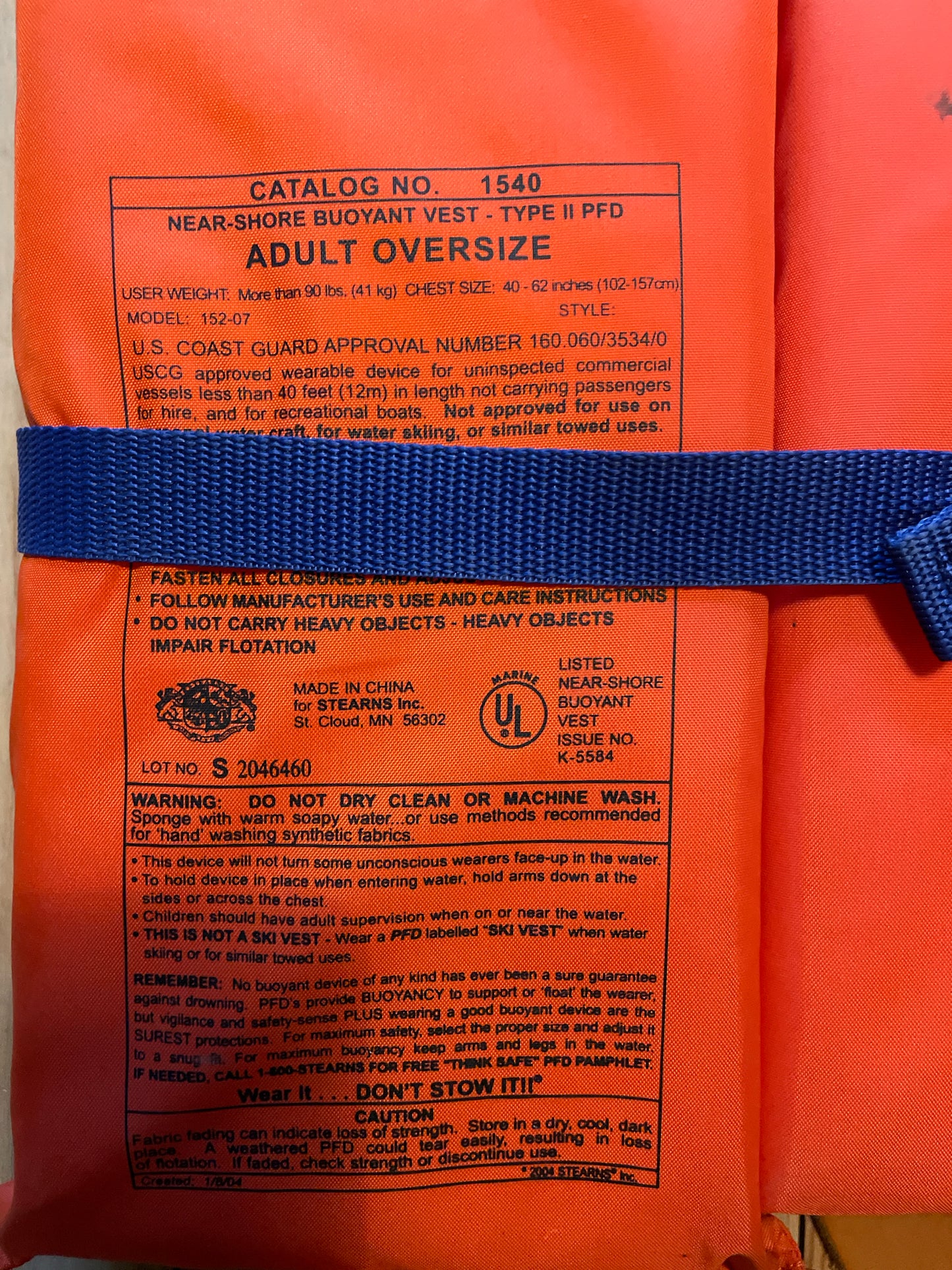 Stearns Stillwater Life Vest