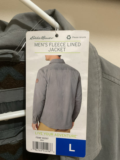 Eddie Bauer Fleece Lined Jacket Men's L