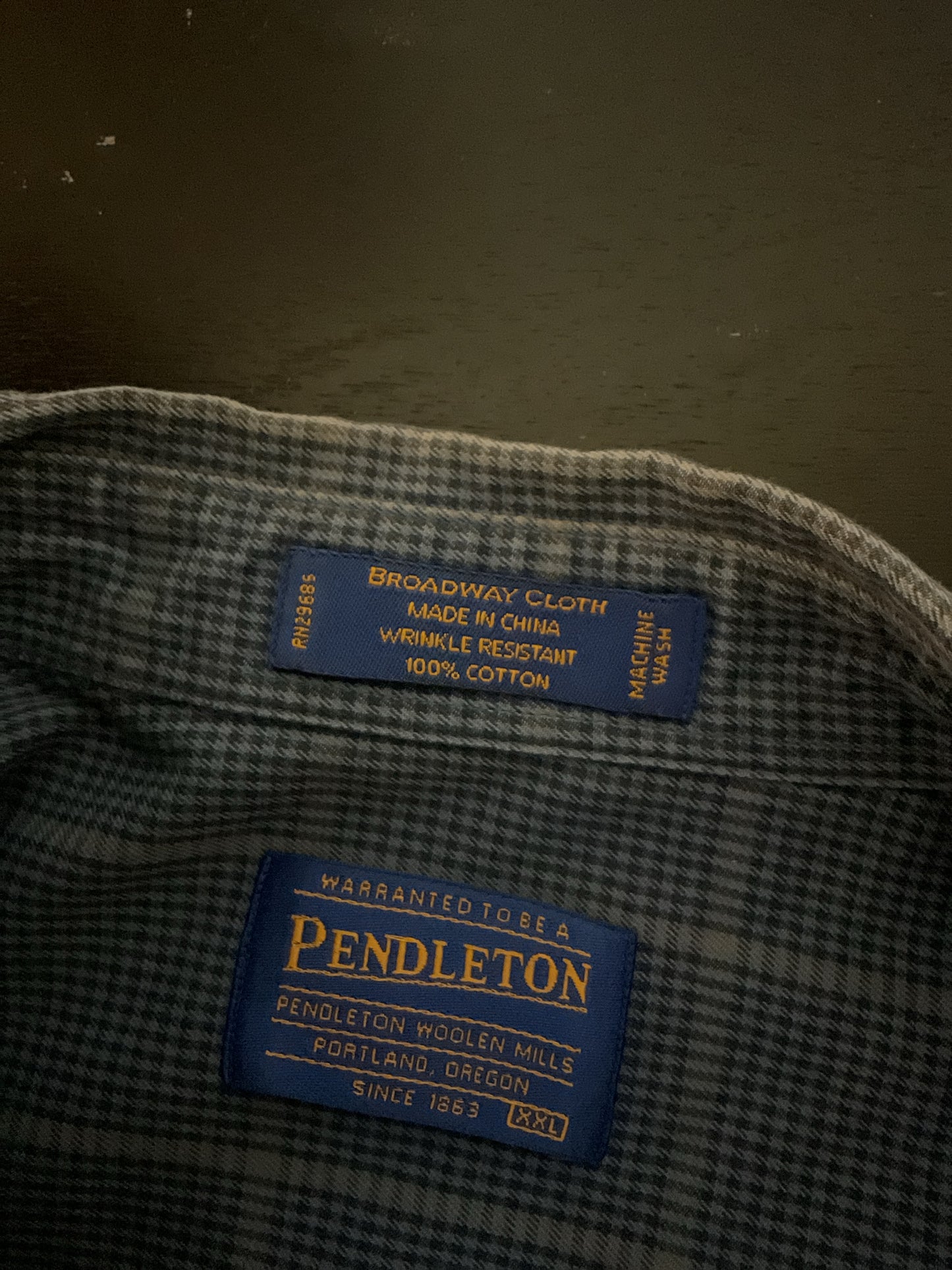 Pendleton Long Sleeve Shirt Men's XXL