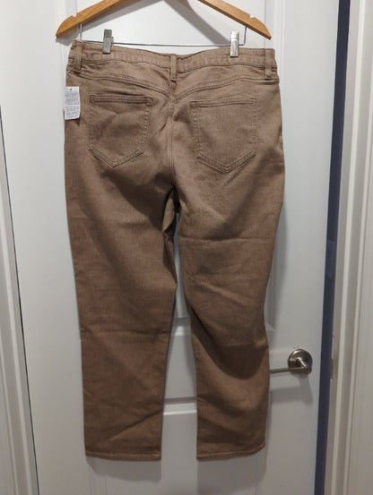 Lands End Khaki Jeans Women's 16